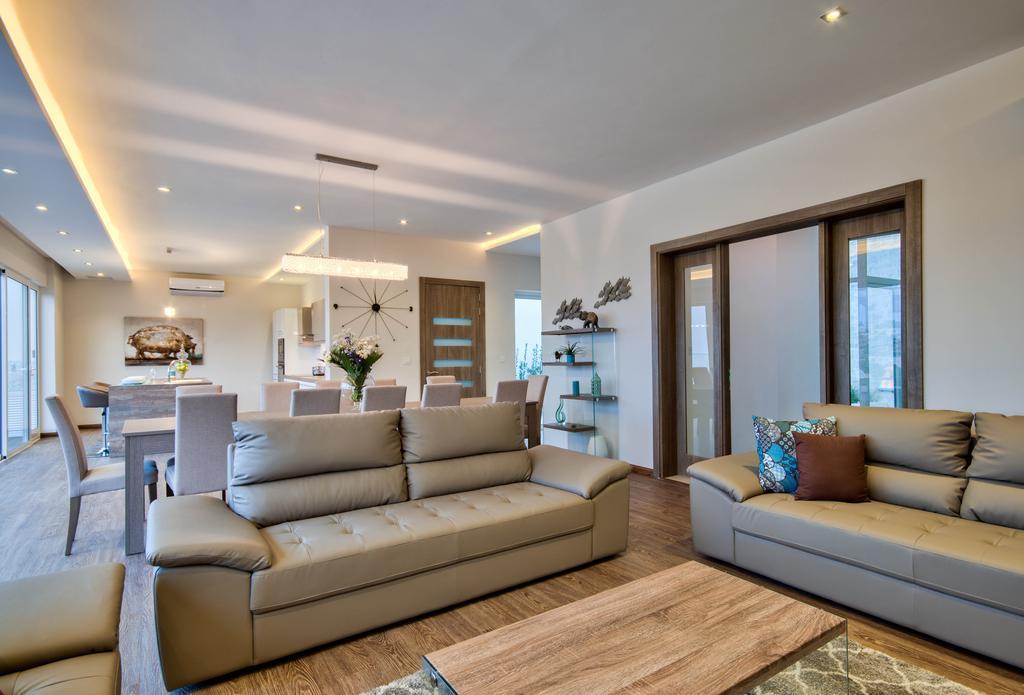 Villa Gaia - Sunset Views, Indoor Heated Pool, Sauna And Games Room Mellieħa Exterior foto