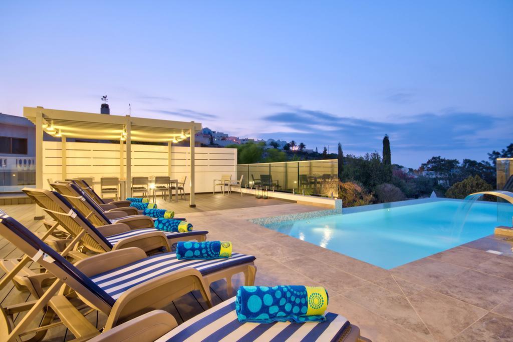 Villa Gaia - Sunset Views, Indoor Heated Pool, Sauna And Games Room Mellieħa Exterior foto